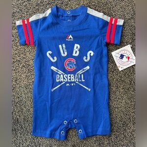 NWT- Chicago Cubs Romper 6/9 months